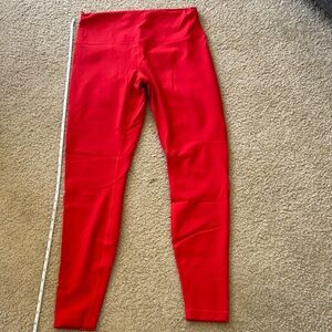 NWOT Lululemon Align 28” Red Leggings